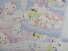 Cute Kawaii Sanrio Characters Hello Kitty Kuromi My Melody Purin Pochacco 2024 Letter Sets - Writing Paper Envelope Stationery