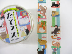 Cute Kawaii World Craft Washi / Masking Deco Tape - Cat Cozy Home - for Scrapbooking Journal Planner Craft