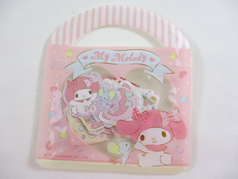 Cute Kawaii Sanrio My Melody Stickers Sack 2015 - Collectible - for Journal Planner Agenda Craft Scrapbook - New Preowned