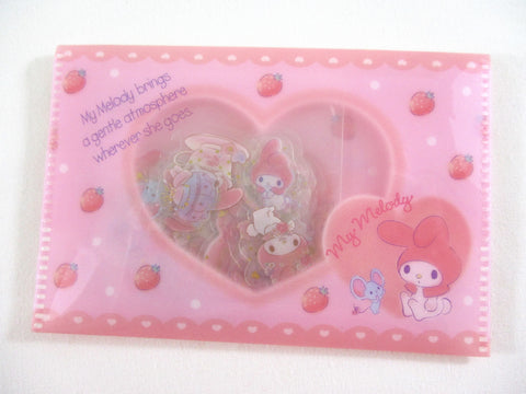 Cute Kawaii Sanrio My Melody Sweet smile Strawberry Stickers Sack 2017 - Collectible - for Journal Planner Agenda Craft Scrapbook Preowned