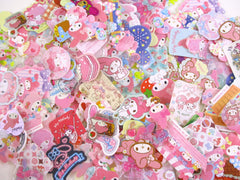 Grab Bag Stickers: 40 pcs Sanrio MY MELODY destash lot pre-owned