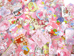 Grab Bag Stickers: 40 pcs Sanrio MY MELODY destash lot pre-owned