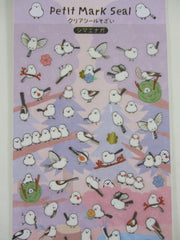 Cute Kawaii Kamio Bird Sticker Sheet - with Gold Accents - for Journal Planner Craft Agenda Organizer Scrapbook Schedule Gift