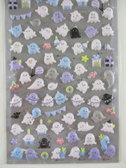 Cute Kawaii Q-lia Puffy Sticker Sheet Series - Ghost - for Journal Planner Craft Organizer Schedule Scrapbook Gift