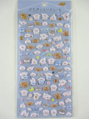 Cute Kawaii Q-lia Puffy Sticker Sheet Series - Dog Puppies - for Journal Planner Craft Organizer Schedule Scrapbook Gift