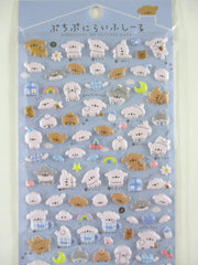 Cute Kawaii Q-lia Puffy Sticker Sheet Series - Dog Puppies - for Journal Planner Craft Organizer Schedule Scrapbook Gift