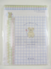 Cute Kawaii Kamio Teddy Bear Letter Set Pack - Stationery Writing Paper Envelope Penpal Stationary Journal Gift