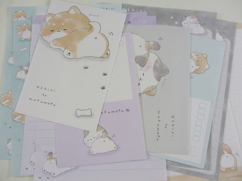 Cute Kawaii Kamio Sleeping Dog Cat animal pet theme Letter Sets Stationery - writing paper envelope stationery Penpal