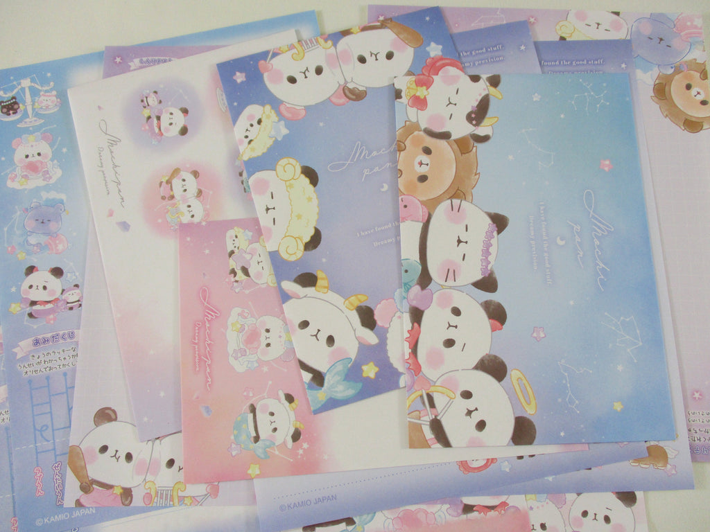 Cute Kawaii Kamio Panda Mochipan animal theme Letter Sets Stationery - writing paper envelope stationery Penpal