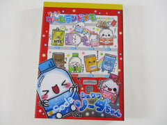 Cute Kawaii VHTF Vintage Collectible Kamio Nakayoshi Drink Vending Machine 4 x 6 Inch Notepad / Memo Pad - Stationery Designer Paper Collection