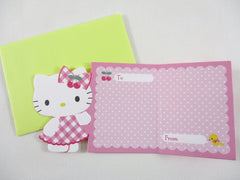 Cute Kawaii Sanrio Hello Kitty Gift Box Mini Gift Message Card - Small Writing Note Envelope Set Stationery