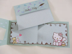 Cute Kawaii HTF Collectible Sanrio Hello Kitty Angle Mini Gift Message Card 2008 - Small Writing Note Envelope Set Stationery