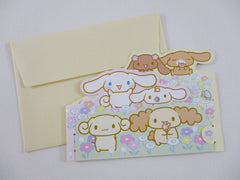 Cute Kawaii HTF Collectible Sanrio Cinnamoroll Mini Gift Message Card 2004 - Small Writing Note Envelope Set Stationery