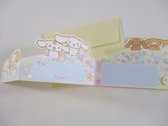 Cute Kawaii HTF Collectible Sanrio Cinnamoroll Mini Gift Message Card 2004 - Small Writing Note Envelope Set Stationery