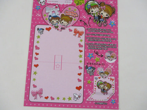 Rare ❤︎ Vintage *ੈ✩‧₊˚ Collectible ✿  Gift - Cute Kawaii DIY Paper Cut-outs Note Cards / Tags / Bookmarks - Deco Love Friends