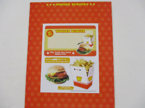 Rare ❤︎ Vintage *ੈ✩‧₊˚ Collectible ✿  Gift - Cute Kawaii DIY Paper Cut-outs Note Cards / Tags / Bookmarks - Wonder Burger