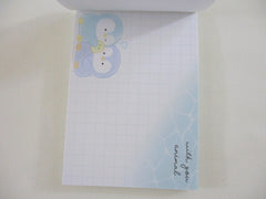 Cute Kawaii Kamio Penguin with You animal Mini Notepad / Memo Pad - Stationery Designer Writing Paper Collection