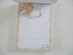 Cute Kawaii Kamio Dog Mofu mofu Puppy pet Mini Notepad / Memo Pad - Stationery Designer Writing Paper Collection