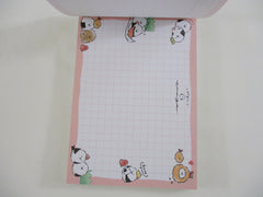 Cute Kawaii Q-Lia Riceball Bird Onigiri 4 x 6 Inch Notepad / Memo Pad - Stationery Designer Paper Collection