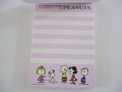 Cute Kawaii Peanuts Snoopy I'm outrageously happy 4 x 6 Inch Notepad / Memo Pad - Stationery Designer Paper Collection