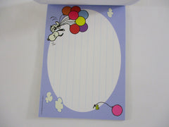 Cute Kawaii Peanuts Snoopy I'm outrageously happy 4 x 6 Inch Notepad / Memo Pad - Stationery Designer Paper Collection