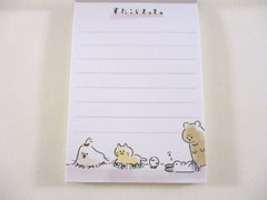 Cute Kawaii Kamio Animal Pet Dog Cat Bird Rabbit Mini Notepad / Memo Pad - Stationery Designer Writing Paper Collection