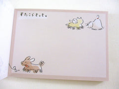 Cute Kawaii Kamio Animal Pet Dog Cat Bird Rabbit Mini Notepad / Memo Pad - Stationery Designer Writing Paper Collection