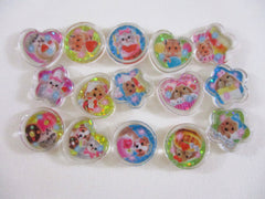 Cute Kawaii Crux Candy Drop Style Flake Stickers Sack - Dog Animal Patissiere Sweet Strawberry - for Journal Planner Agenda Craft Scrapbook