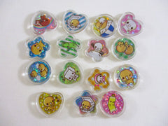 Cute Kawaii Crux Candy Drop Style Flake Stickers Sack - Natto chan - for Journal Planner Agenda Craft Scrapbook