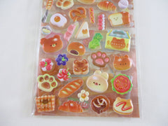 Cute Kawaii Crux Sticker + Display Set - Bakery Shop Bread - for Journal Planner Craft Agenda Organizer Scrapbook Stationery Gift