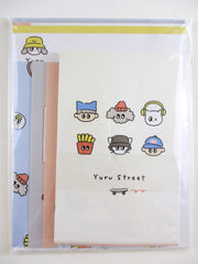 Cute Kawaii Crux Yuru Street Playful Pet Animal Friend Letter Set Pack - Stationery Writing Paper Penpal