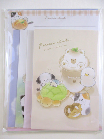 Cute Kawaii Crux Potetto Club Bear Animal Bakery Dog Cat Chick Letter Set Pack - Stationery Writing Paper Penpal