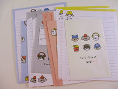 Cute Kawaii Crux Yuru Street Fun Letter Sets - Stationery Writing Paper Envelope Penpal Gift