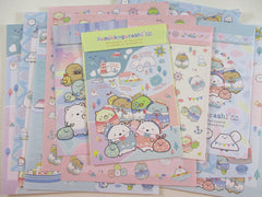 Cute Kawaii San-X Sumikko Gurashi Polar Visit B Letter Sets - Writing Paper Envelope Stationery Penpal Gift