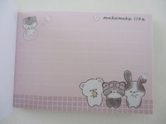 Cute Kawaii Crux Moko moko Animals Mini Notepad / Memo Pad - Stationery Designer Paper Collection