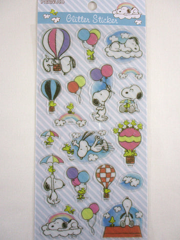 Cute Kawaii Kamio Peanuts Snoopy Sticker Sheet F Balloon - for Journal Planner Craft Agenda Scrapbook Stationery Schedule Diary Gift