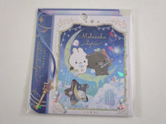 vv Cute Kawaii Q-Lia Rabbit Bear Starry Night Flake Stickers Sack - Collectible Journal Planner Craft Scrapbook Agenda Gift