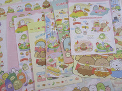 Cute Kawaii San-X Sumikko Gurashi Sushi Bakery Town Letter Sets - Writing Paper Envelope Stationery Penpal