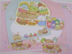 Cute Kawaii San-X Sumikko Gurashi Sushi Bakery Town Letter Sets - Writing Paper Envelope Stationery Penpal