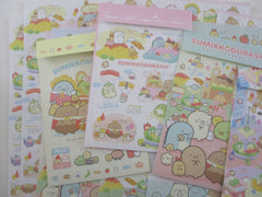 Cute Kawaii San-X Sumikko Gurashi Sushi Bakery Town Letter Sets - Writing Paper Envelope Stationery Penpal