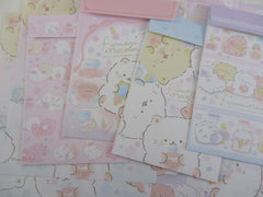 Cute Kawaii San-X Funwarinecolon Fluffy Cat Letter Sets 2023