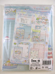 Cute Kawaii San-X Sumikko Gurashi Ice Travel Letter Set Pack - 2024 - Stationery Writing Paper Envelope Penpal Gift