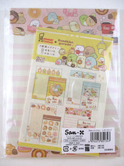 Cute Kawaii San-X Sumikko Gurashi Mister Donut Letter Set Pack - 2024 - Stationery Writing Paper Envelope Penpal Gift