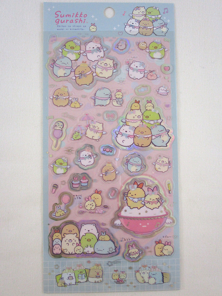 Cute Kawaii San-X Sumikko Gurashi Glitter Sticker Sheet 2024 - B - for Planner Journal Scrapbook Craft (Copy)