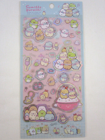 Cute Kawaii San-X Sumikko Gurashi Glitter Sticker Sheet 2024 - B - for Planner Journal Scrapbook Craft (Copy)