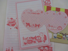 Cute Kawaii Sanrio Characters Candies Letter Sets - Writing Papers Envelope