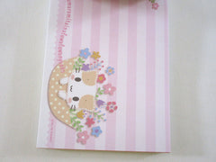 Cute Kawaii Sanrio Masyumaro Fuwa Nyanko Cat 4 x 6 Inch Notepad / Memo Pad preowned - Stationery Designer Paper Collection Gift