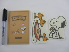 Cute Kawaii Peanuts Snoopy Mini Letter Sets - A - Rare Collectible