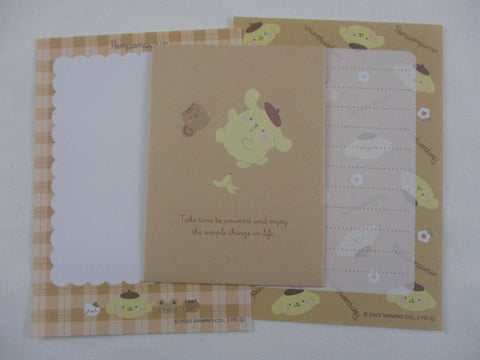 Cute Kawaii Pom Pom Purin Mini Letter Set - B