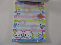 Cute Kawaii VHTF Vintage Collectible Kamio Soap Bubble B 4 x 6 Inch Notepad / Memo Pad - Stationery Designer Paper Collection